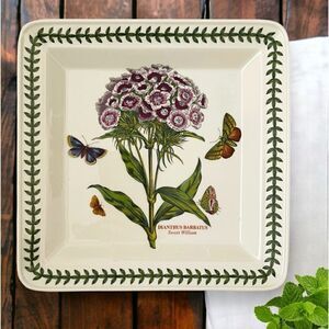 Portmeirion Botanic Garden Sweet William 8” Square Plate